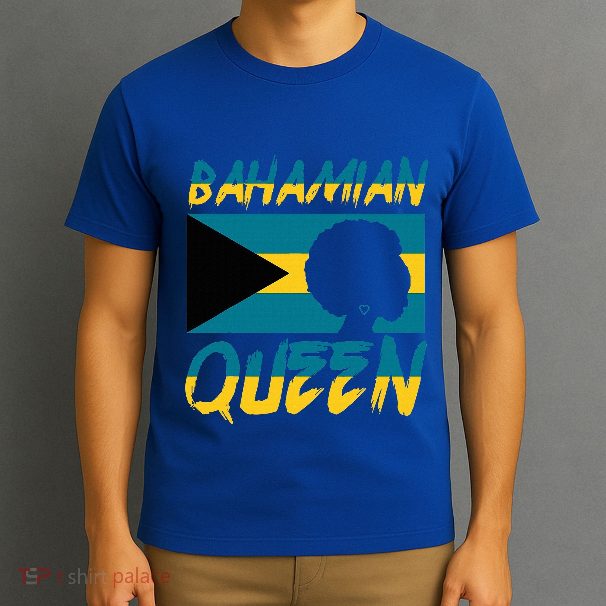 Bahamian Queen Bahamas Flag Pride Home Country Heritage T-Shirt