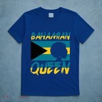 Bahamian Queen Bahamas Flag Pride Home Country Heritage T-Shirt thumb 5