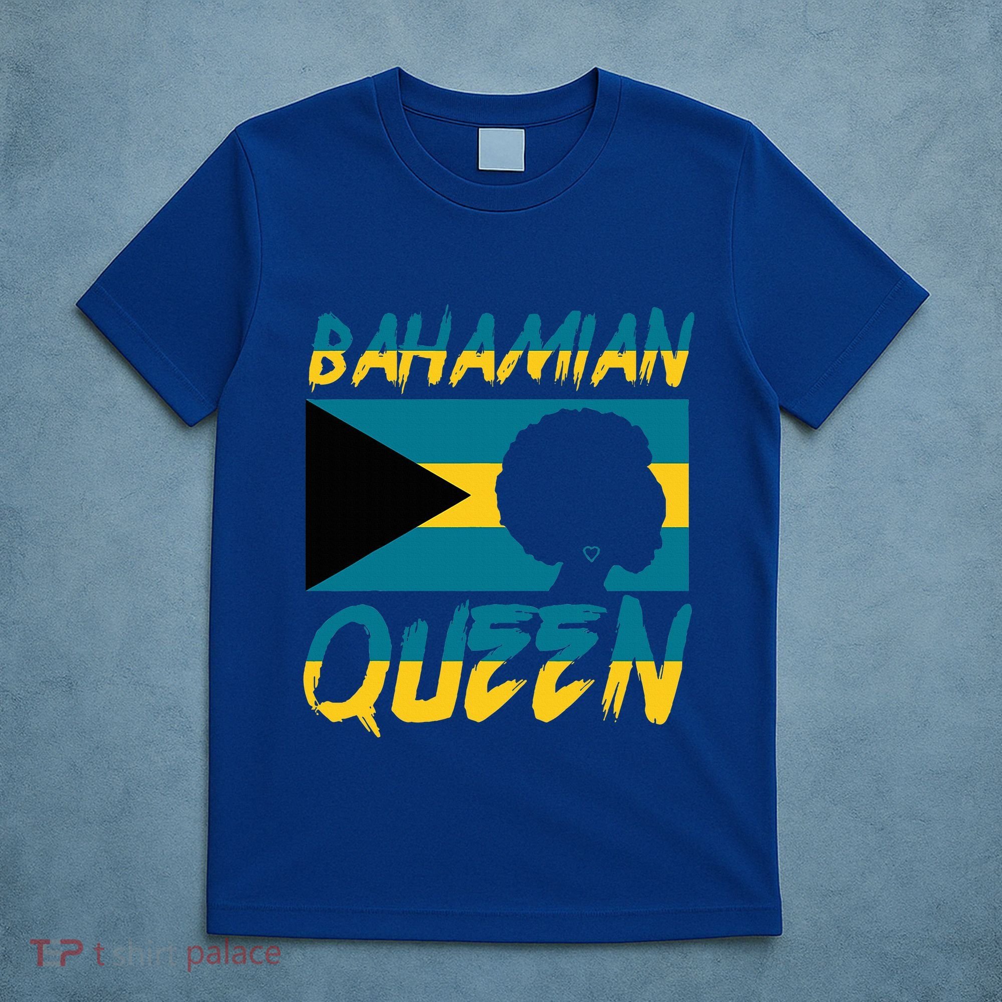 Bahamian Queen Bahamas Flag Pride Home Country Heritage T-Shirt