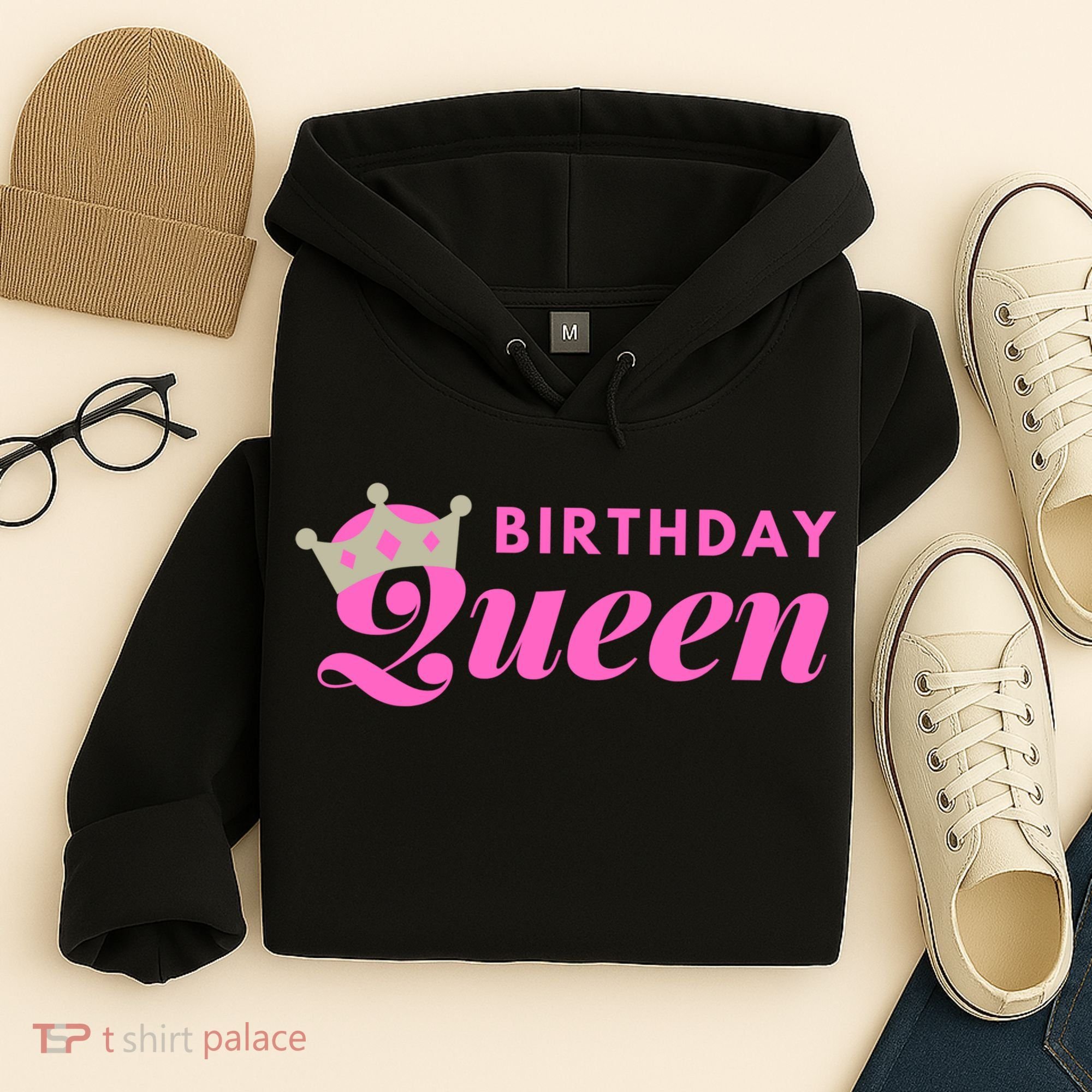 Birthday Queen Crown Hoodie