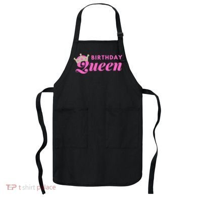 Birthday Queen Crown Apron