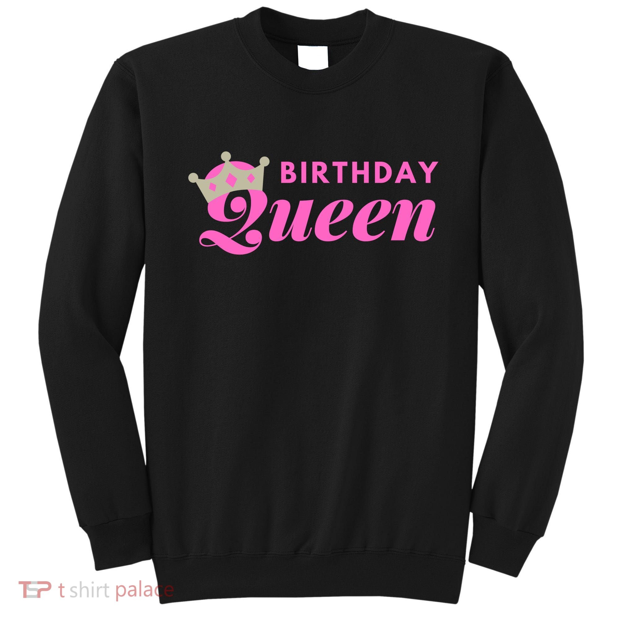 Birthday Queen Crown Sweatshirt