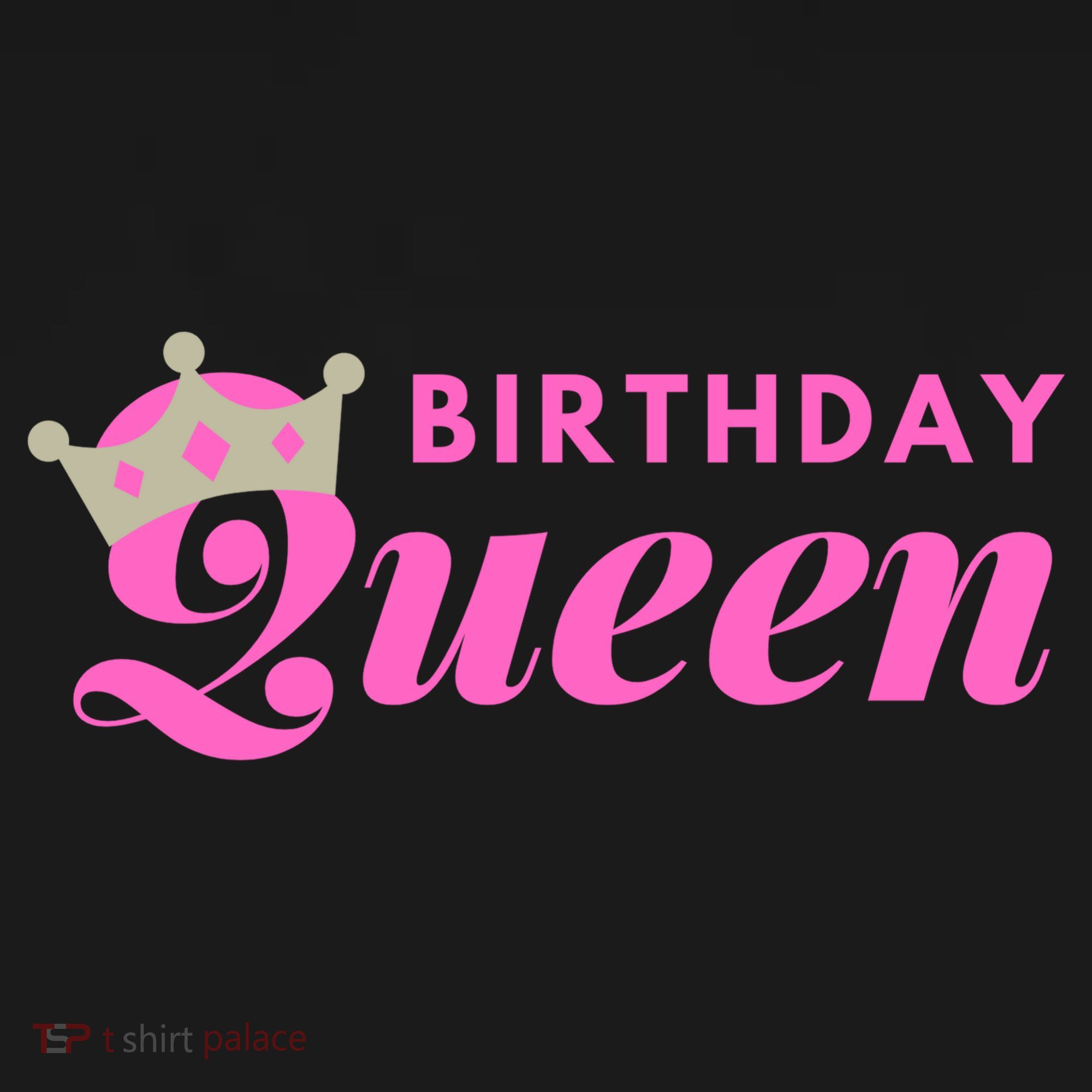 Birthday Queen Crown T-Shirt
