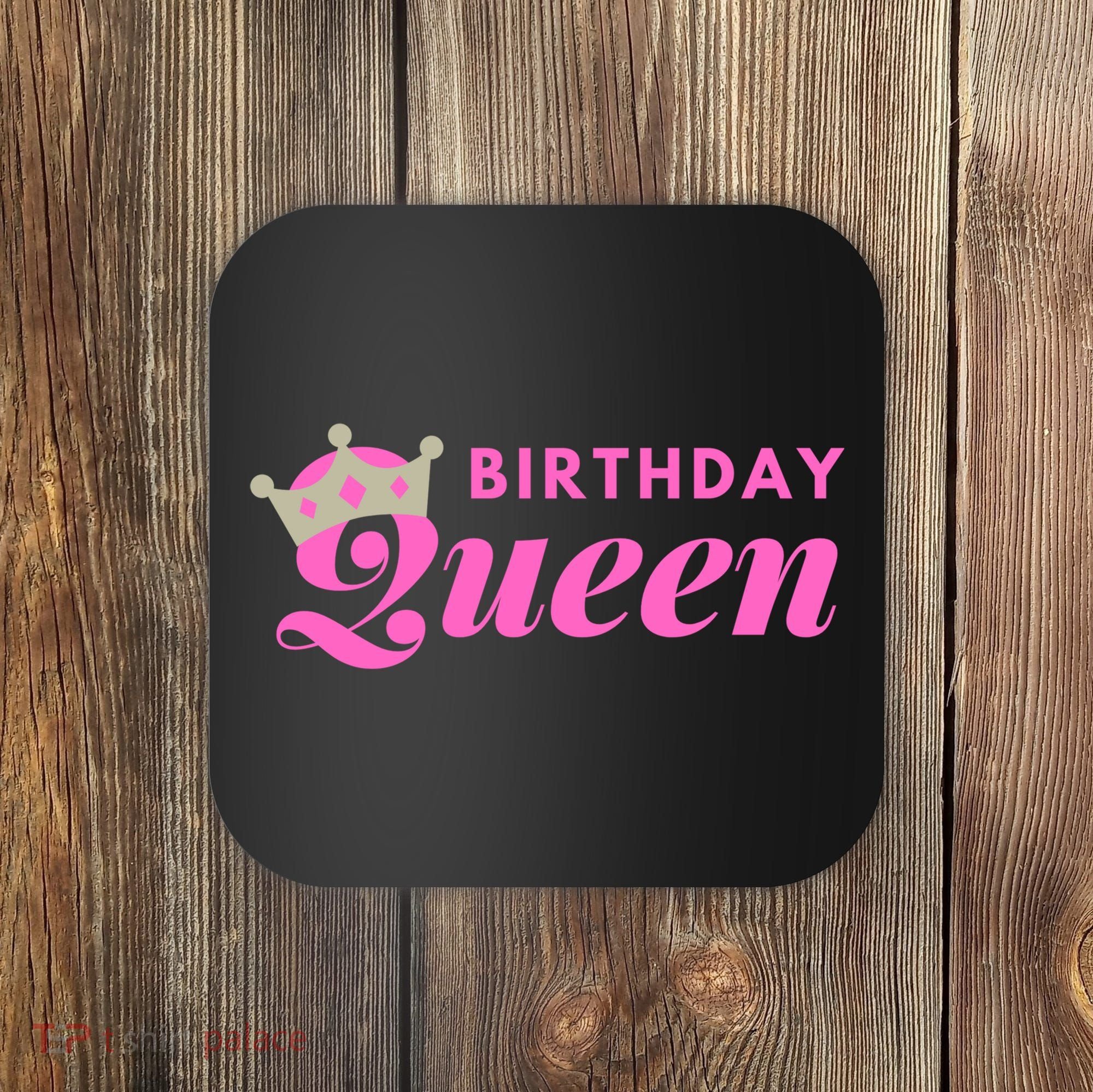 Birthday Queen Crown Coaster
