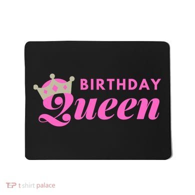 Birthday Queen Crown Mousepad