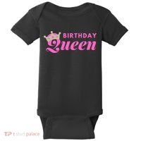 Birthday Queen Crown Baby Bodysuit thumb 0