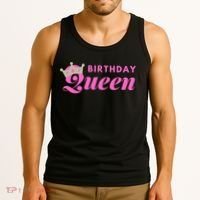 Birthday Queen Crown Tank Top thumb 3