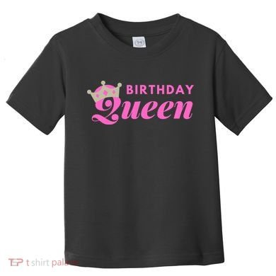 Birthday Queen Crown Toddler T-Shirt