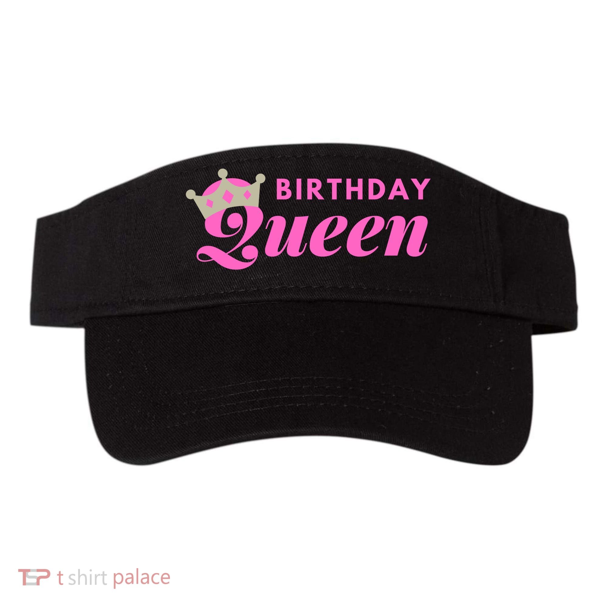 Birthday Queen Crown Visor