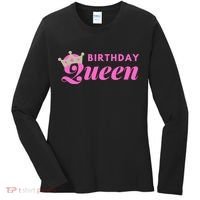 Birthday Queen Crown Women's Long Sleeve Shirt thumb 0