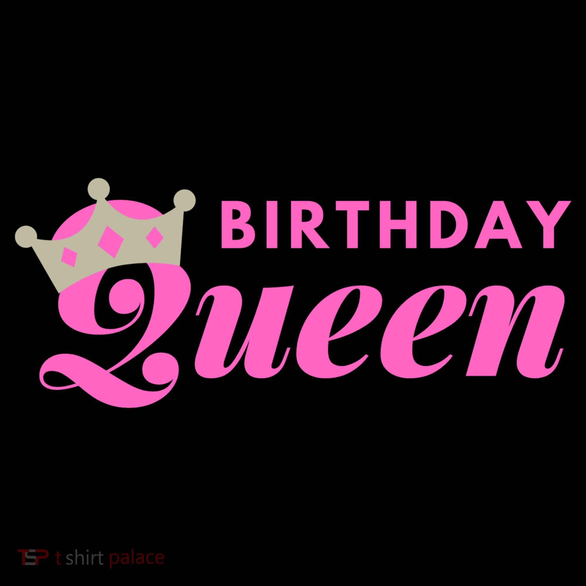 Birthday Queen Crown Women's Long Sleeve Shirt