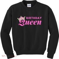 Birthday Queen Crown Kids Sweatshirt thumb 0