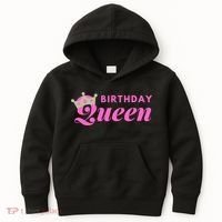 Birthday Queen Crown Kids Hoodie thumb 0