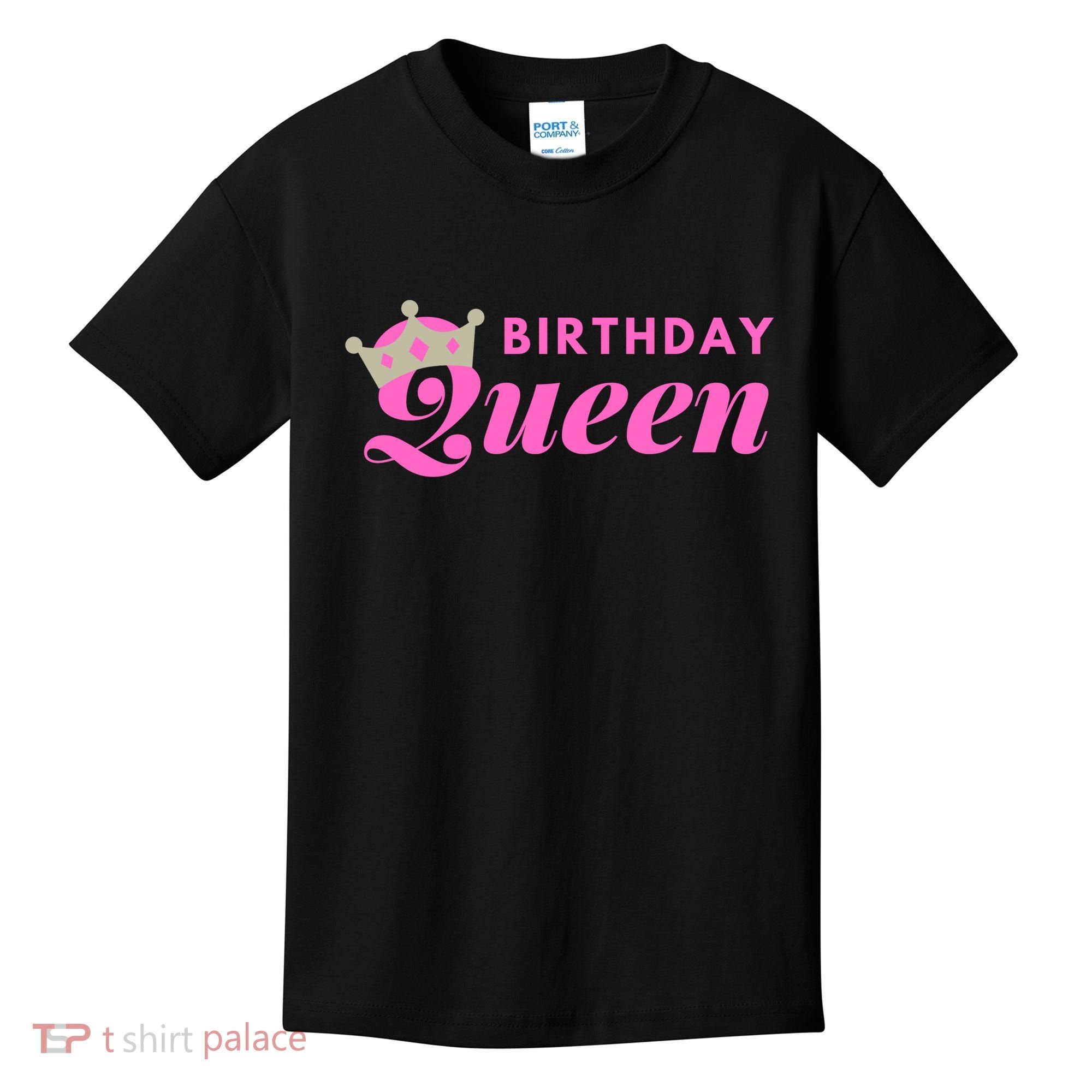 Birthday Queen Crown Kids T-Shirt