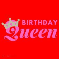 Birthday Queen Crown Santa Hat thumb 1