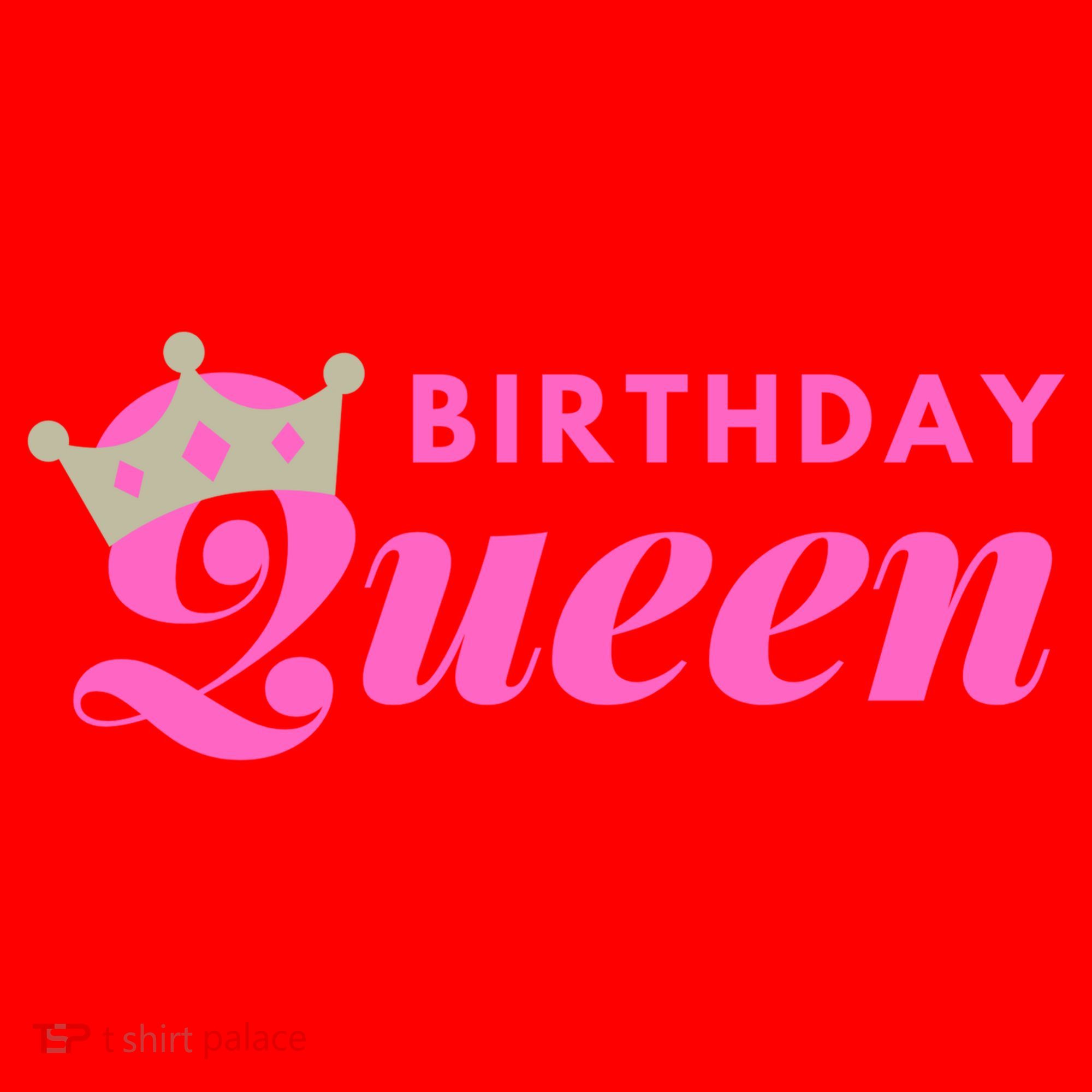 Birthday Queen Crown Santa Hat