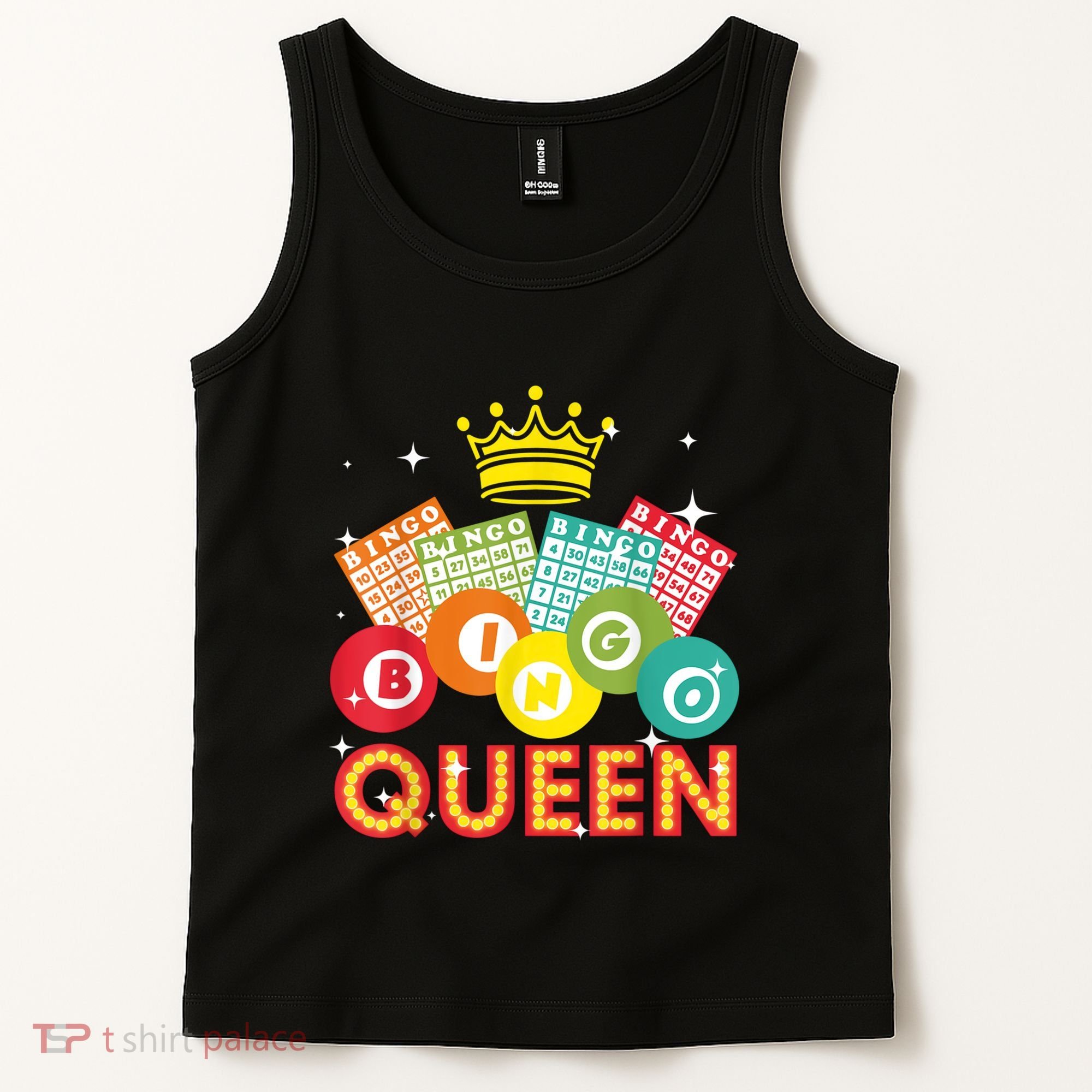 Bingo Queen Casino Players Tank Top