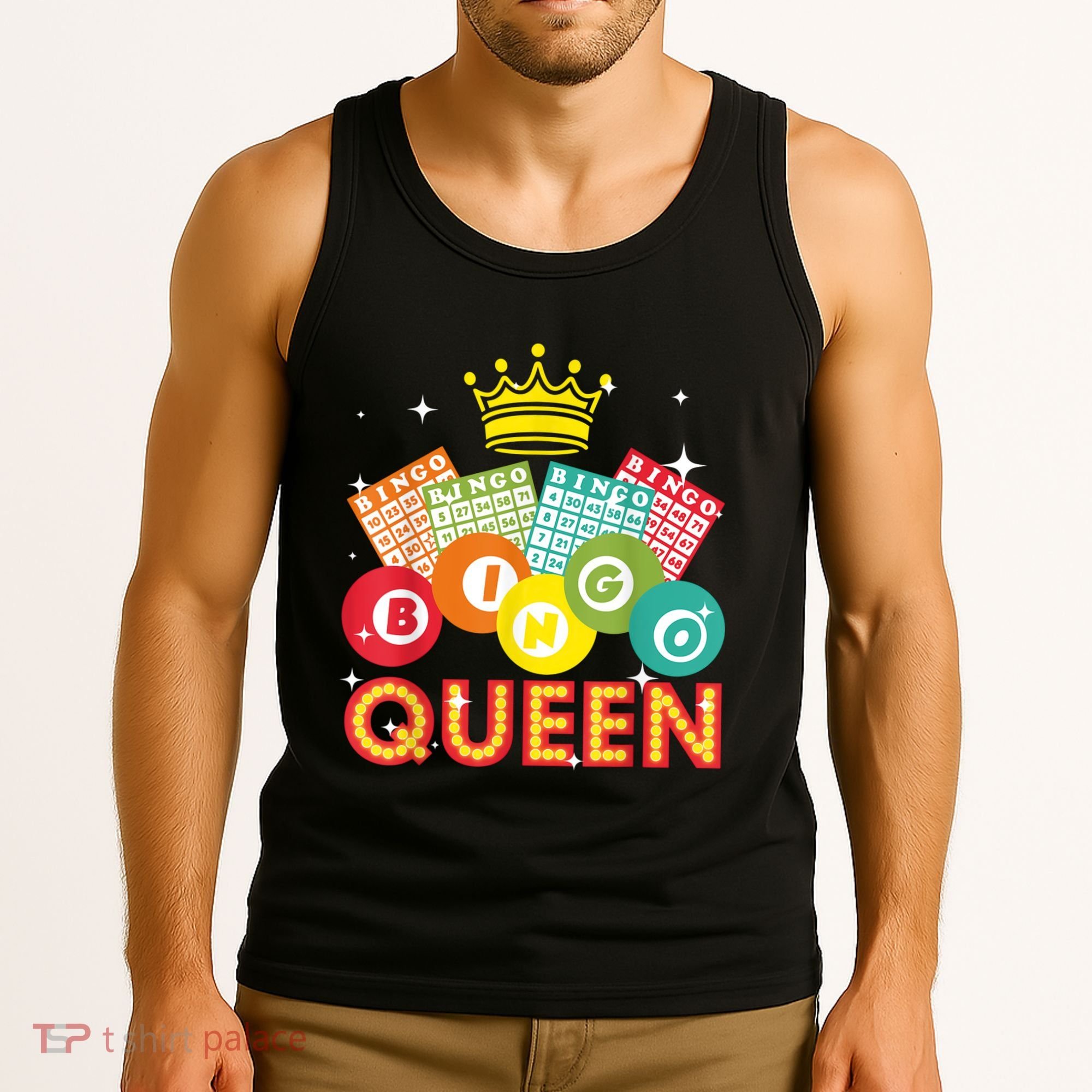 Bingo Queen Casino Players Tank Top