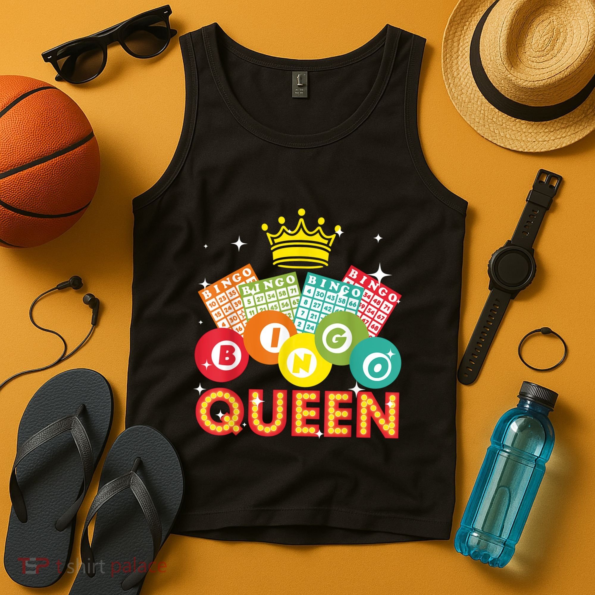 Bingo Queen Casino Players Tank Top