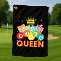 Bingo Queen Casino Players Golf Towel thumb 1