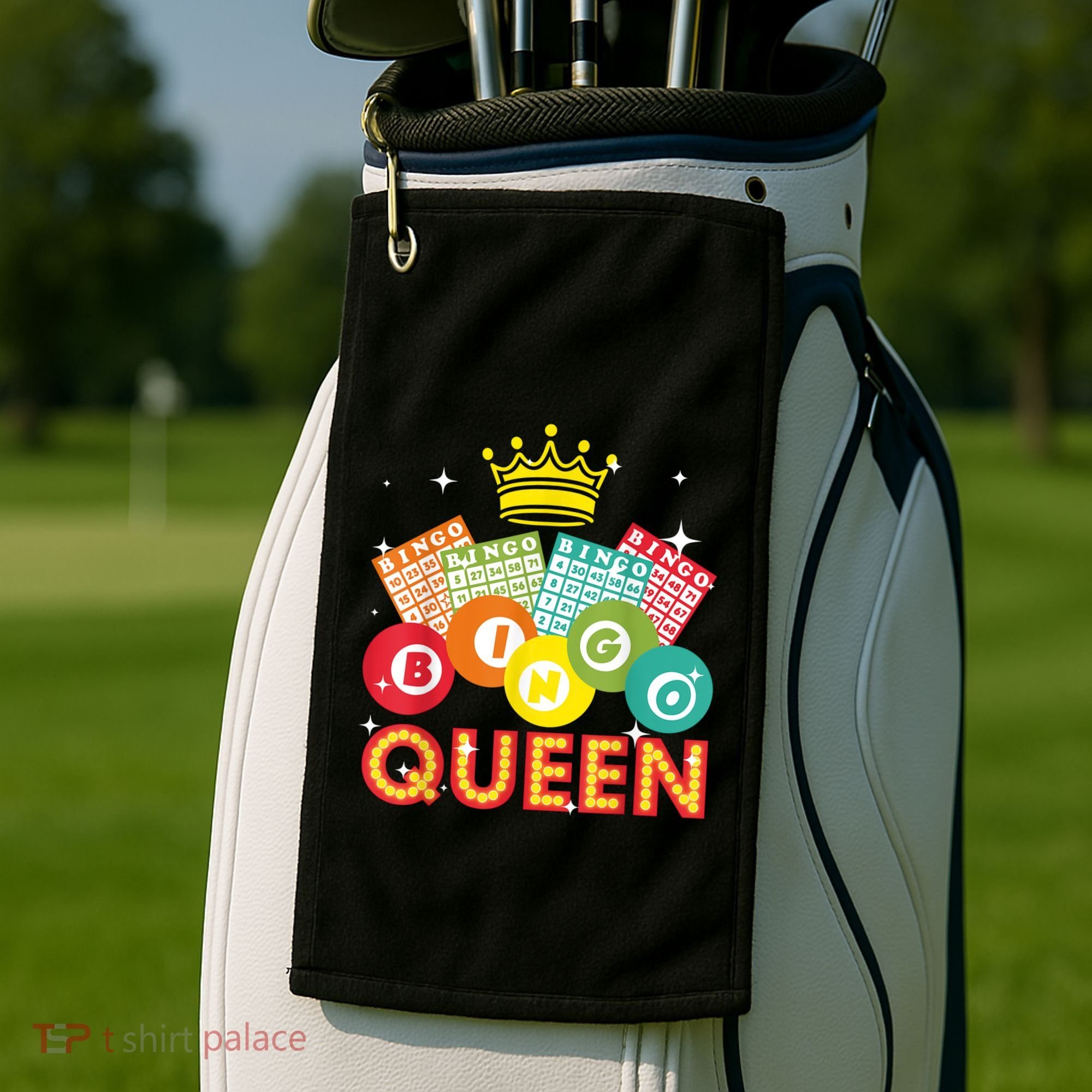 Bingo Queen Casino Players Golf Towel