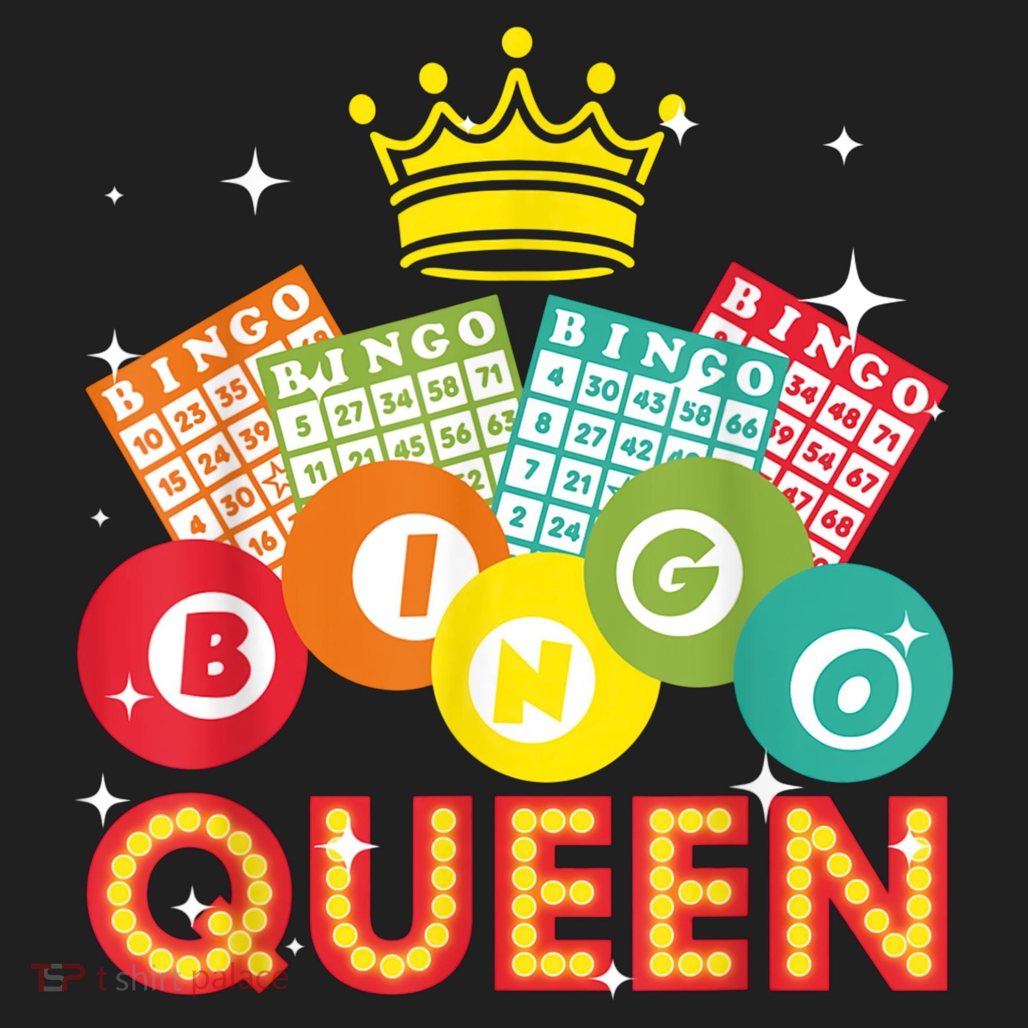 Bingo Queen Casino Players Golf Towel
