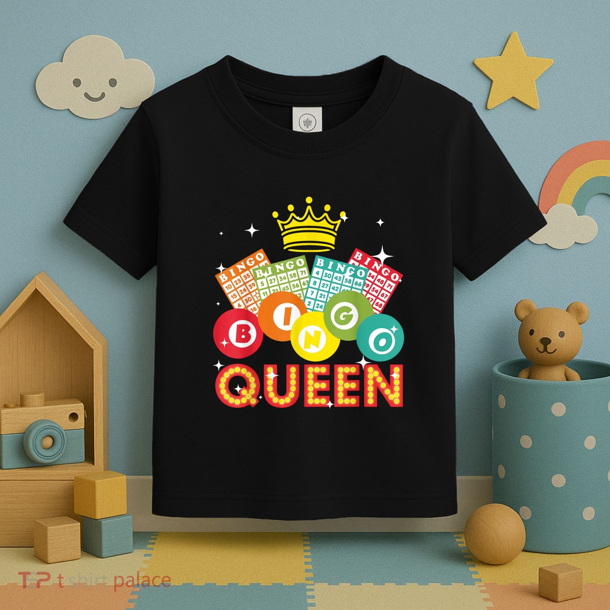 Bingo Queen Casino Players Toddler T-Shirt