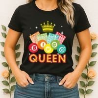 Bingo Queen Casino Players Women's T-Shirt thumb 2