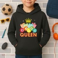 Bingo Queen Casino Players Kids Hoodie thumb 2
