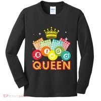 Bingo Queen Casino Players Kids Long Sleeve Shirt thumb 0