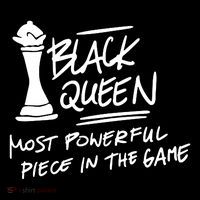 Black Queen Chess Piece Blm Graphic Backpack thumb 2