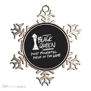 Black Queen Chess Piece Blm Graphic Ornament