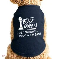 Black Queen Chess Piece Blm Graphic Doggie Tank thumb 0
