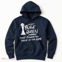 Black Queen Chess Piece Blm Graphic Hoodie thumb 0