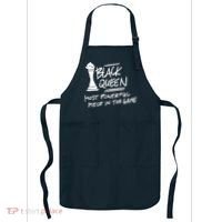 Black Queen Chess Piece Blm Graphic Apron thumb 0