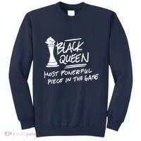 Black Queen Chess Piece Blm Graphic Sweatshirt thumb 0