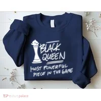 Black Queen Chess Piece Blm Graphic Sweatshirt thumb 2