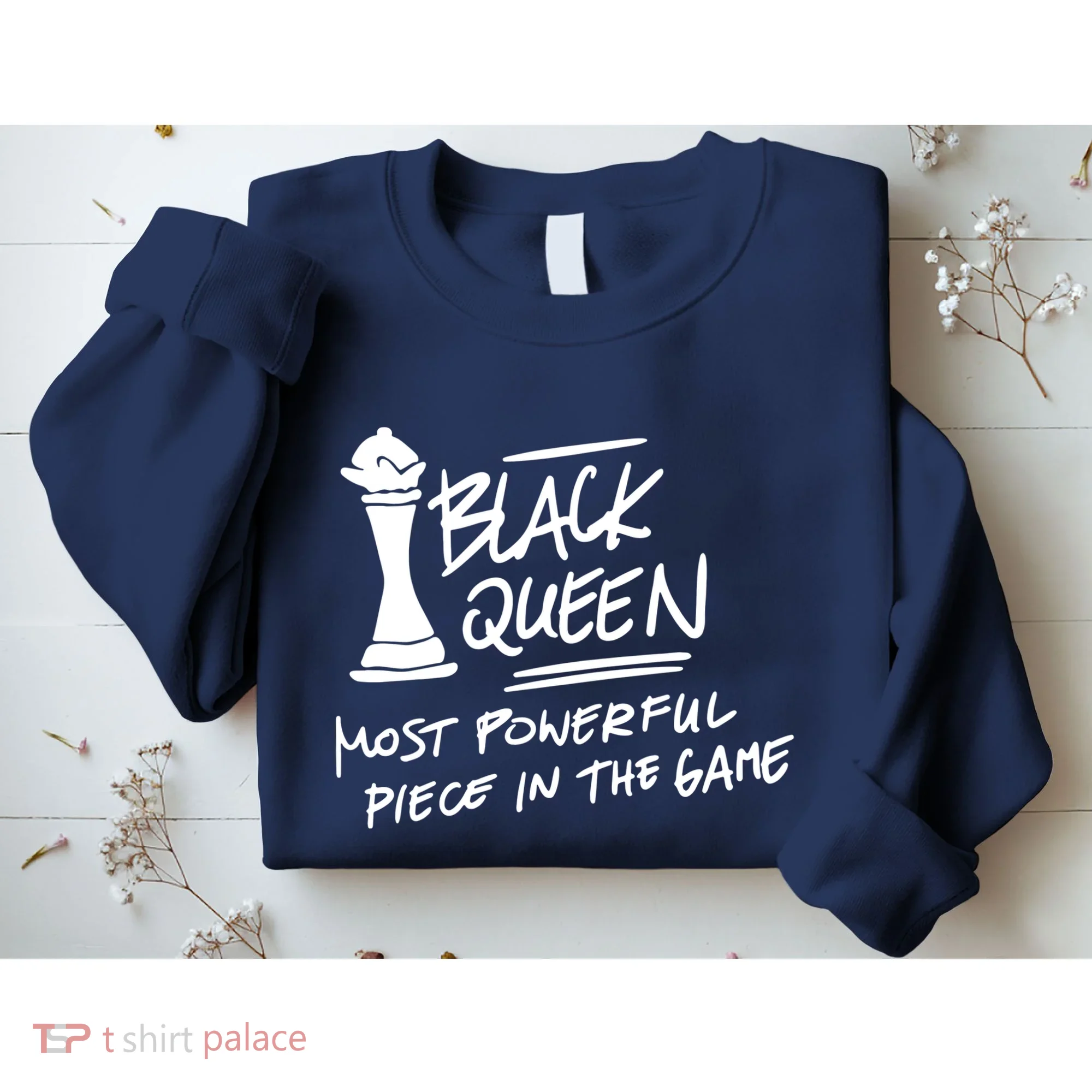 Black Queen Chess Piece Blm Graphic Sweatshirt