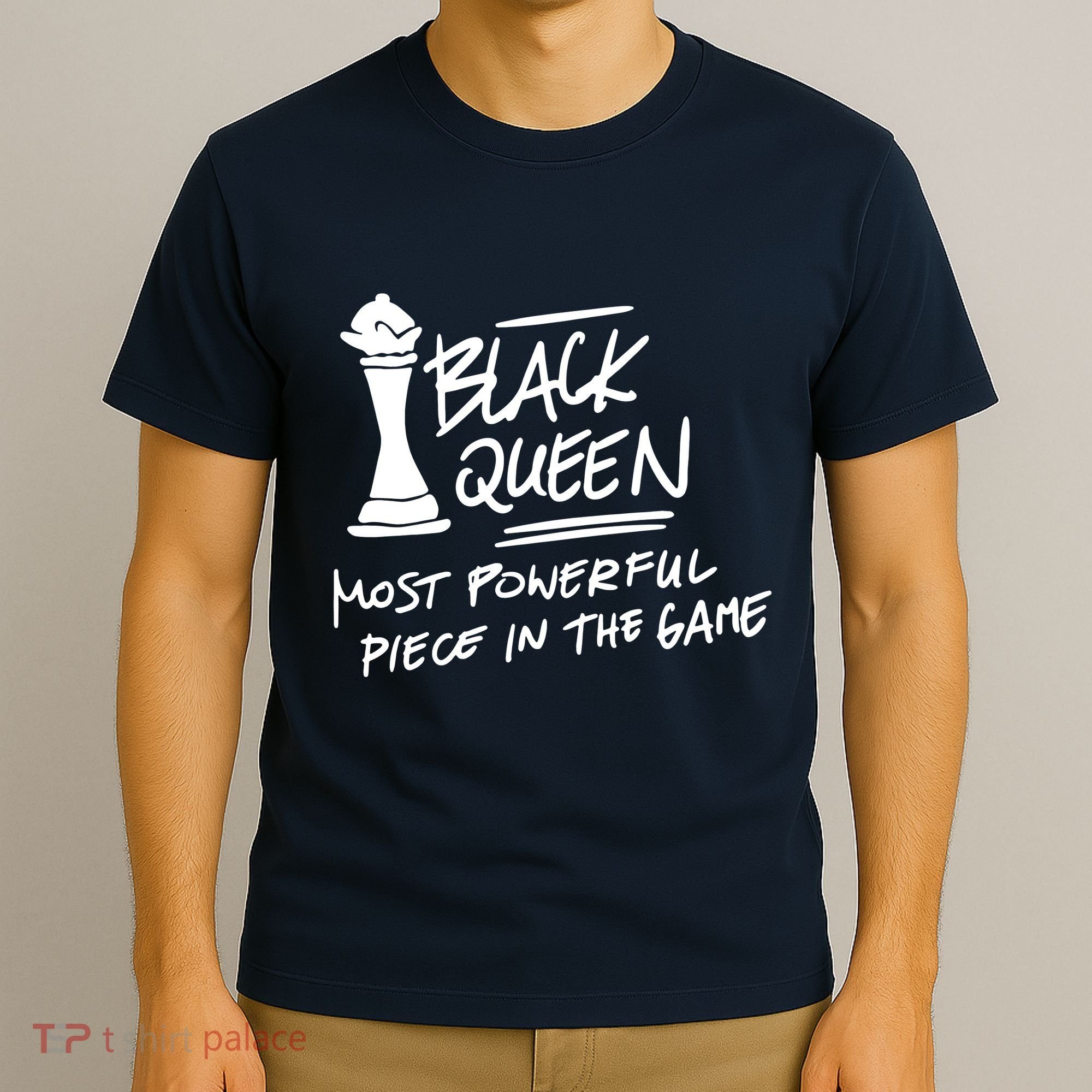 Black Queen Chess Piece Blm Graphic T-Shirt