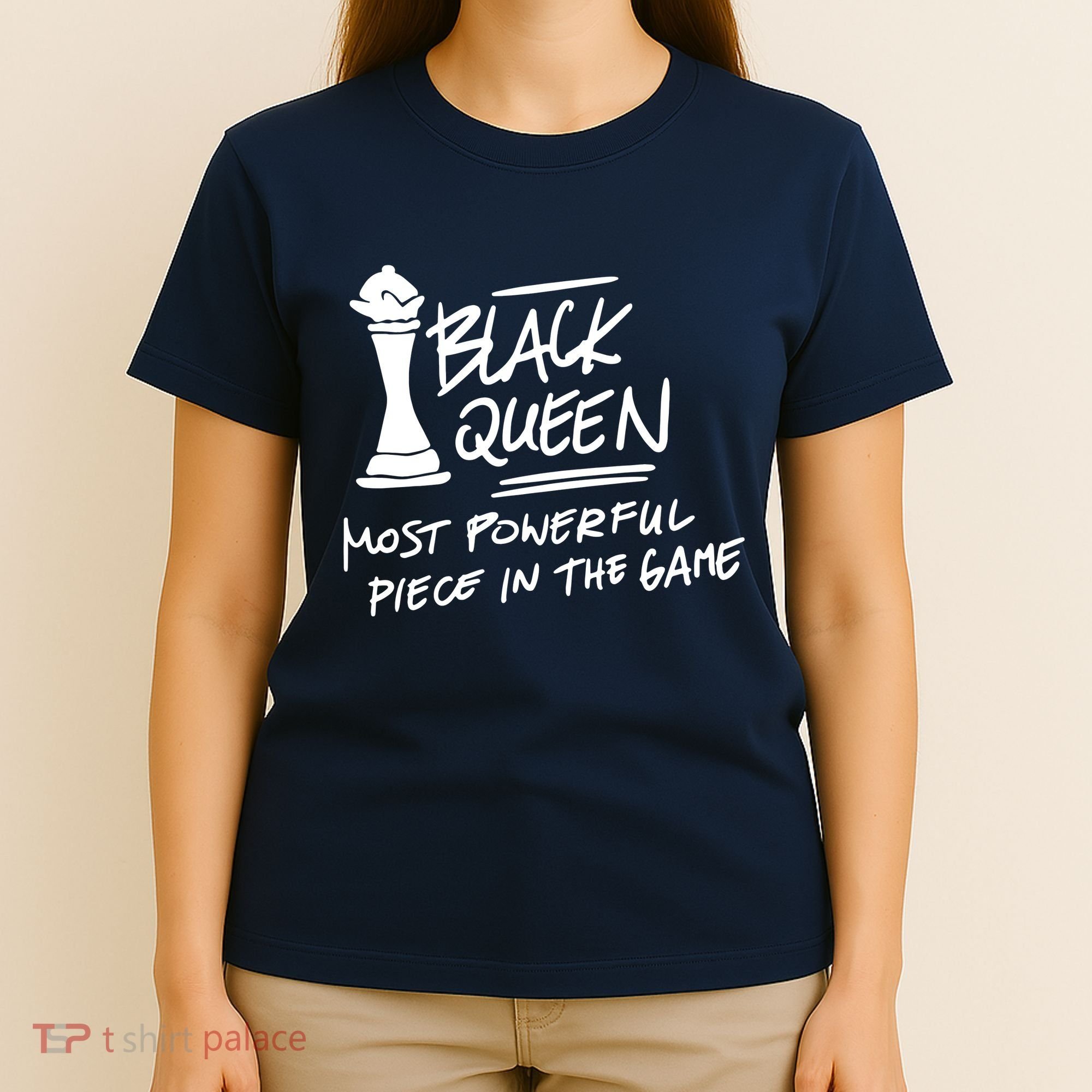 Black Queen Chess Piece Blm Graphic T-Shirt