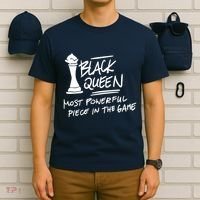 Black Queen Chess Piece Blm Graphic T-Shirt thumb 6