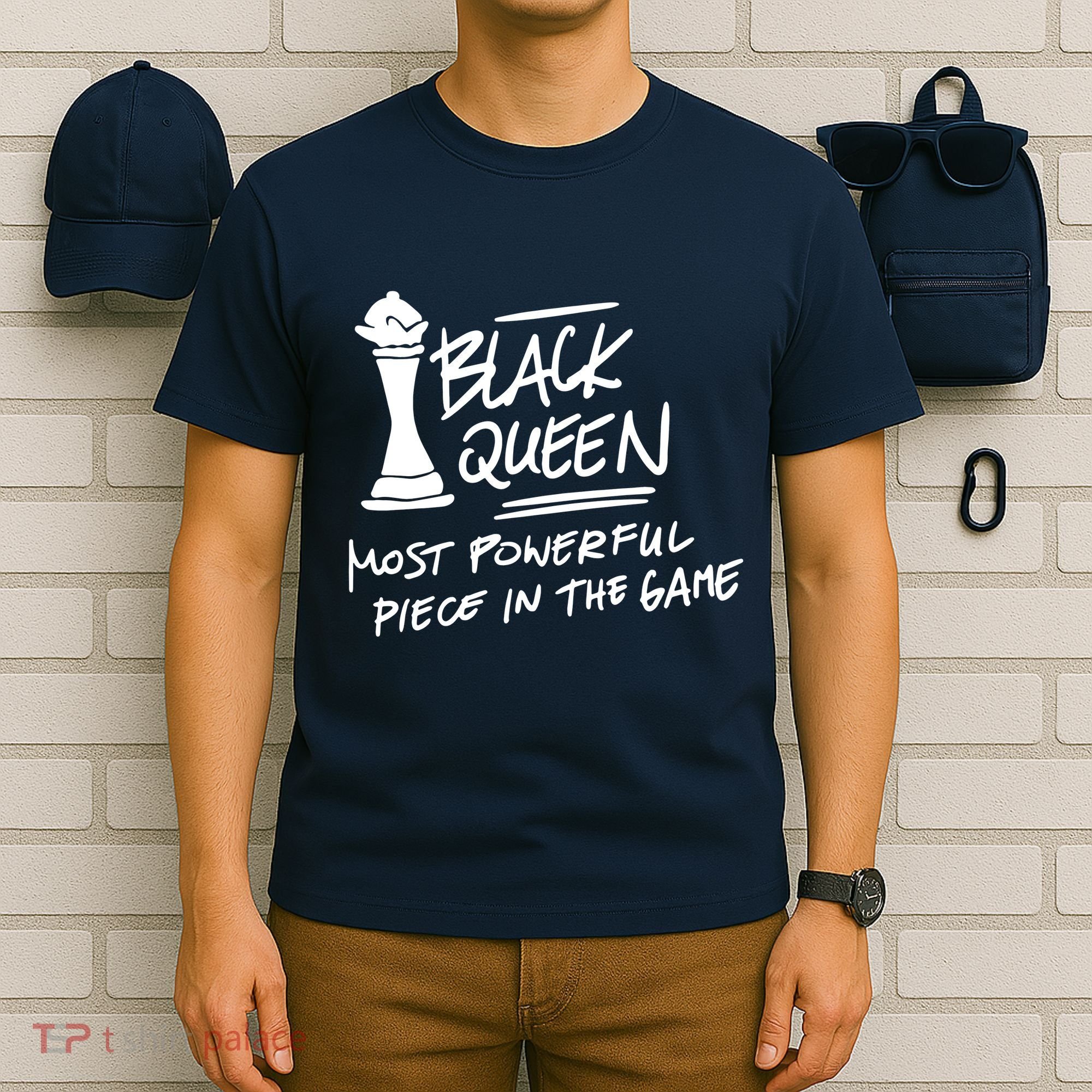 Black Queen Chess Piece Blm Graphic T-Shirt