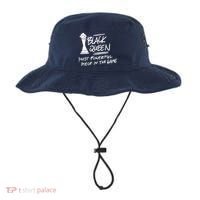 Black Queen Chess Piece Blm Graphic Bucket Hat thumb 0