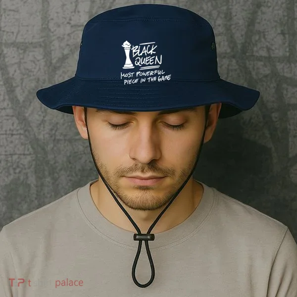 Black Queen Chess Piece Blm Graphic Bucket Hat