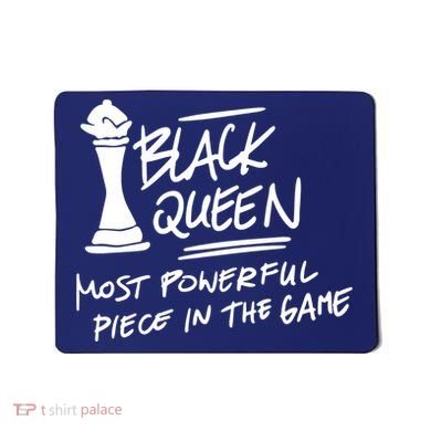 Black Queen Chess Piece Blm Graphic Mousepad