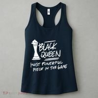 Black Queen Chess Piece Blm Graphic Women's Tank Top thumb 3