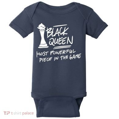 Black Queen Chess Piece Blm Graphic Baby Bodysuit