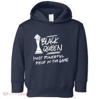 Black Queen Chess Piece Blm Graphic Toddler Hoodie thumb 0