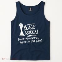 Black Queen Chess Piece Blm Graphic Tank Top thumb 2