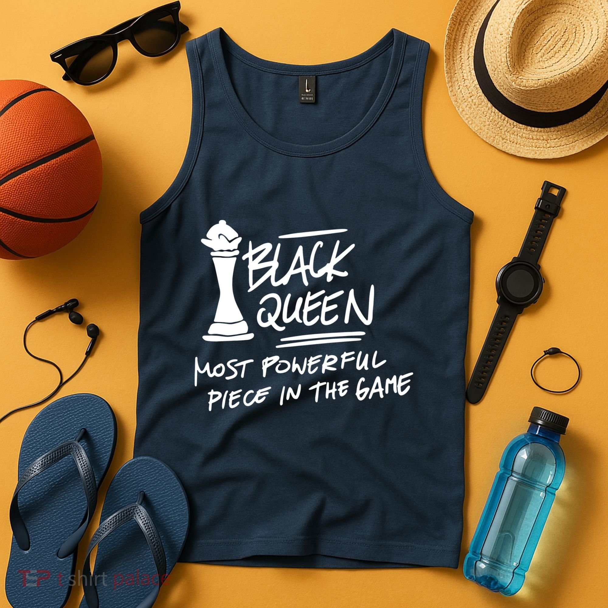 Black Queen Chess Piece Blm Graphic Tank Top
